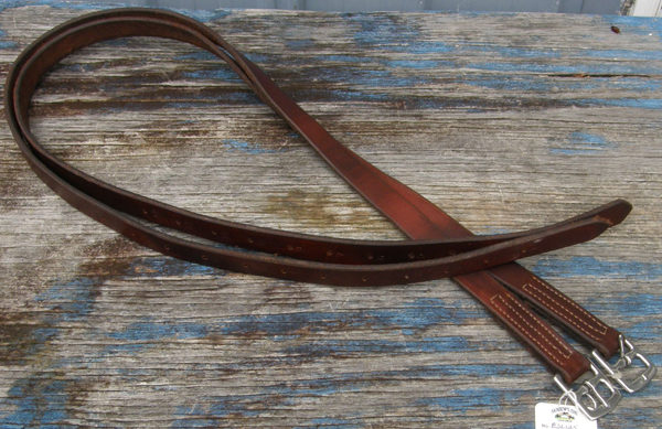Sturdy English Stirrup Leathers Brown 1" x 54"