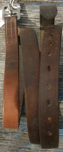 English Stirrup Leathers 1” x 66" Extra Long Single Stirrup Leather Brown