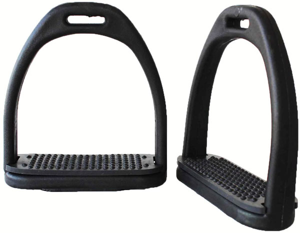 Étriers Anglais Breakaway En Acier Inoxydable Taille Adulte 4 3/4" Avec Coussinets