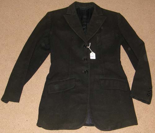 Vintage Brittany English Jacket Hunt Coat English Riding Jacket Dressage Coat Ladies 12/14 Black