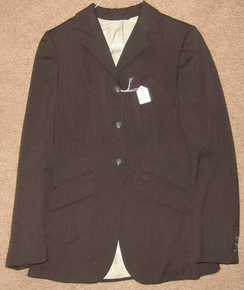 Lord Geoffrey The Tailored Sportsman English Jacket Riding Show Hunt Coat Ladies 8? Brown