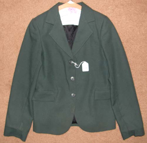Devon Aire English Jacket Hunt Coat English Riding Coat Childs 16 Hunter Green