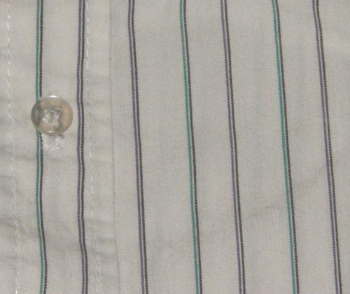 Millers Hyde Park Long Sleeve English Show Shirt Ratcatcher Riding Shirt Childs 12 White w/Green/Purple Stripe