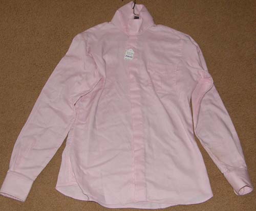 Essex Classics Performance Collection Coolmax Long Sleeve Show Shirt Ratcatcher LS English Shirt Ladies 34 Pink