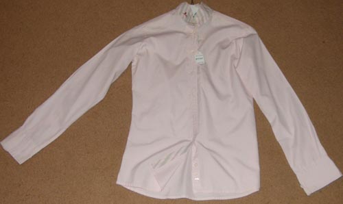 RJ Classics Sterling Collection Cotton Long Sleeve Show Shirt L/S English Shirt Ladies 32 Pale Pink