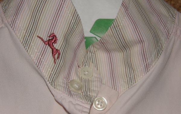 RJ Classics Sterling Collection Cotton Long Sleeve Show Shirt L/S English Shirt Ladies 32 Pale Pink