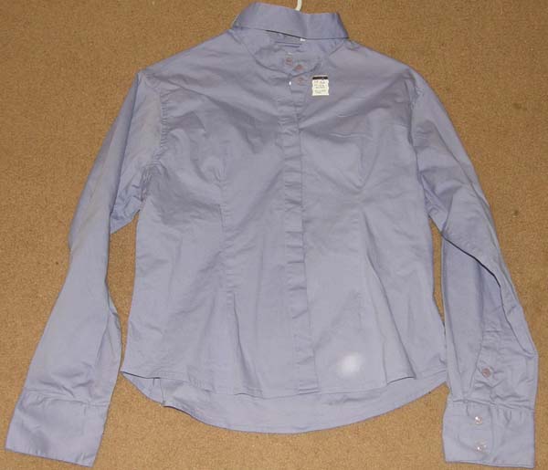 RH Collection Long Sleeve Show Shirt L/S English Riding Shirt Ladies 38 Purple