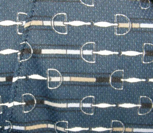 Kerrits Cooltek Ice Fil Riding Shirt Short Sleeve English Show Shirt Ratcatcher Ladies L Navy Links Snaffle Bit Print