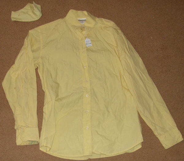 Pale Horse Designs PHD Classics Long Sleeve English Show Shirt English Riding Shirt Ladies 34 Yellow