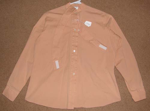 Devon Aire Long Sleeve Show Shirt English Riding Shirt Ladies 38 Peach