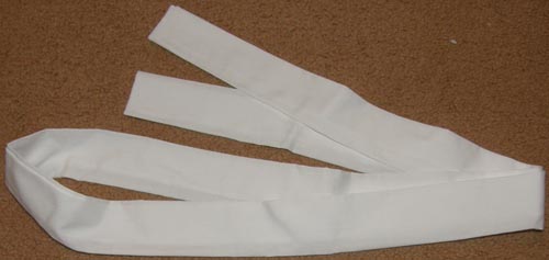 Untied Stock Tie English Hunt Tie Driving Dressage Stock Tie Un-Tied Stock Tie