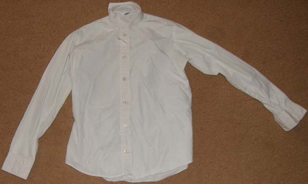 Devon Aire Concour Elite Long Sleeve Show Shirt English Riding Shirt Childs 10 White