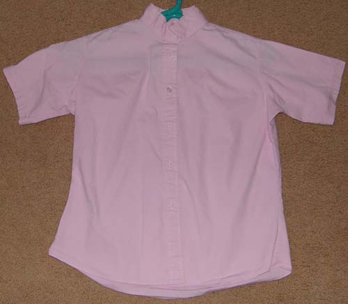 Devon Aire Short Sleeve Show Shirt S/S English Riding Shirt Childs 14R Pink