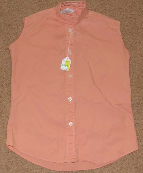 Devon Aire Sleeveless Show Shirt English Shirt English Riding Shirt Childs 8 Peach