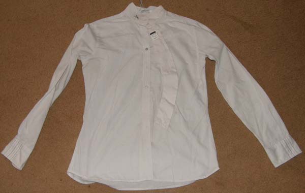 RJ Classics Prestige Collection Cool Cotton Long Sleeve English Show Shirt Ratcatcher LS Ladies 38 Off White