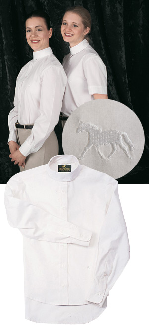 Hawthorne Bradford Long Sleeve English Show Shirt English Shirt LS Riding Shirt Ratcatcher Ladies 16 White