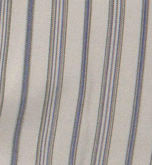 State Line Tack Long Sleeve English Show Shirt Ratcatcher LS Ladies 12 White/Grey Stripe