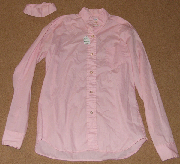 Vintage The Ratcatcher Classics Variety Long Sleeve English Show Shirt Ratcatcher Riding Shirt Ladies 32 Pink