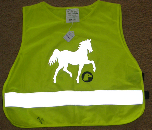 Childs Reflective Safety Vest Childs Riding Vest Childs M/L