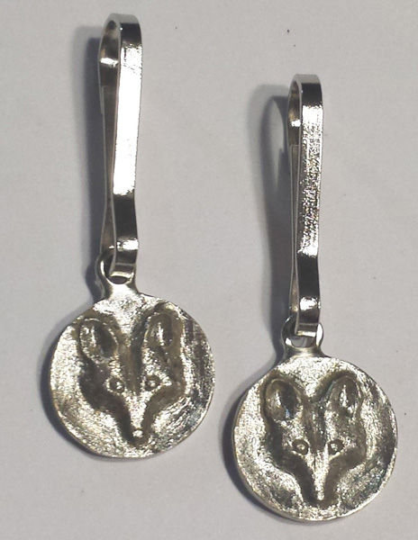 Tempi Design English Boot Zipper Pulls Jacket Zipper Pull Fox