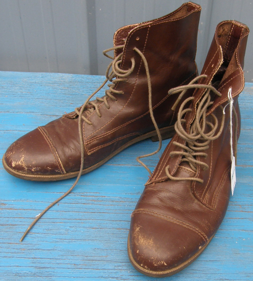 Lace Up Paddock Boots English Riding Boots Brown Ladies 7?