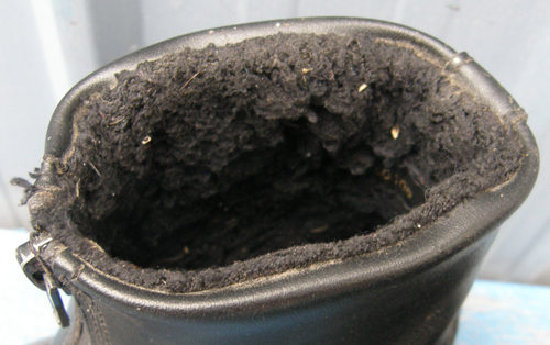 TuffRider Childrens Starter Winter Fleece Lined Zip Up Paddock Boots English Boots Childs 2-3 Black