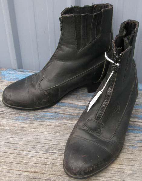 Ariat Zip Front Paddock Boots English Boots Riding Boots Black Ladies 7?