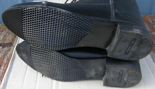 On Course Competition Field Boots Tall Leather English Boots Pull On Riding Boots Ladies 8 1/2 XW Extra Wide Calf