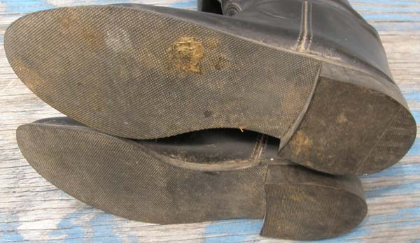 Leather Dress Boots Tall Riding Boots Leather English Boots Ladies 9 Black