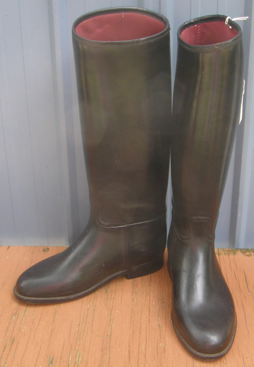 Harry Hall Stylo Boot Rubber Riding Boots Rubber English Boots Barn Boots Ladies 4 1/2-5