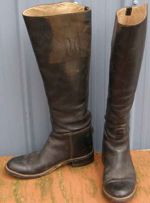 The Effingham Dress Boots Tall Leather English Boots Riding Boots Ladies 7 1/2
