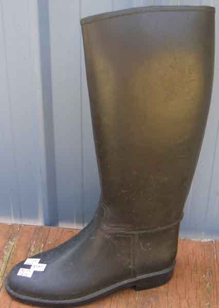Cadett Rubber Boots Tall Rubber English Riding Boots Childs 3 Single Boot Left