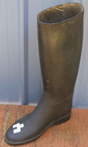 Cadet Rubber Boots Tall Rubber English Riding Boots Childs 2 Single Boot Right