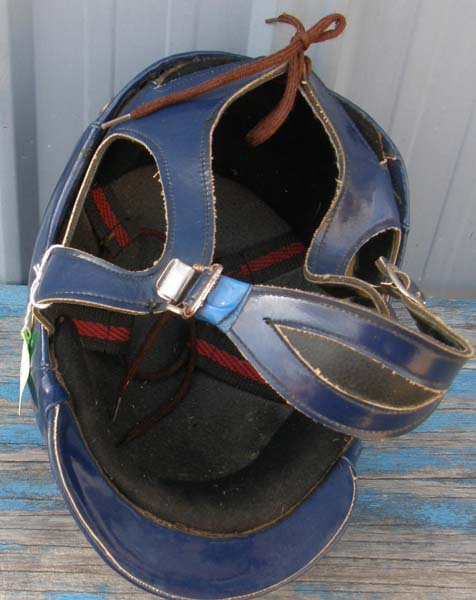 Vintage Jockeys Helmet Harness Racing Thoroughbred Racing English Helmet with Harness S
