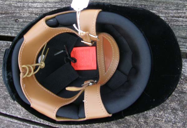 International IRH Helmet Riding Helmet IRH English Helmet w/Harness 7 1/2 Black