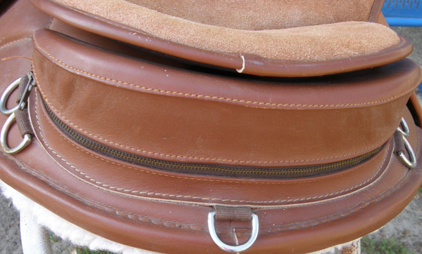 16" Hilason Hybrid Treeless Trail Pleasure Endurance Saddle Treeless English Saddle Brown