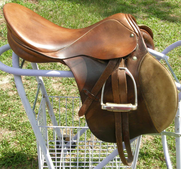 19” Stubben Siegfried AP All Purpose English Saddle with Stirrups & Leathers Jumping Saddle Brown