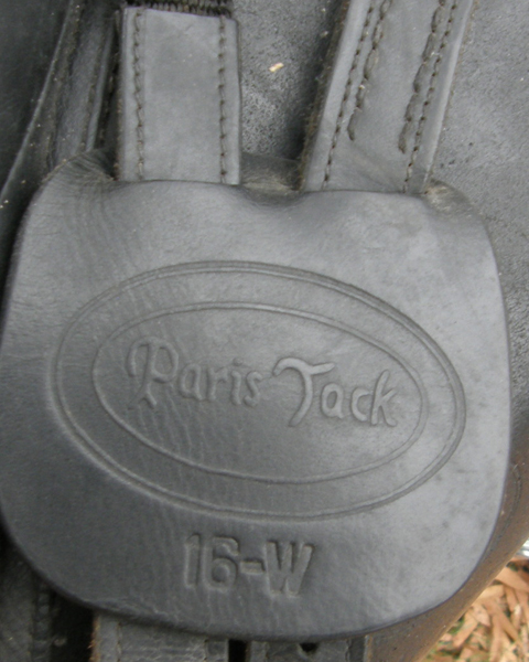 Paris Tack 16” Deep Seat Dressage Saddle Wide Tree English Saddle Black