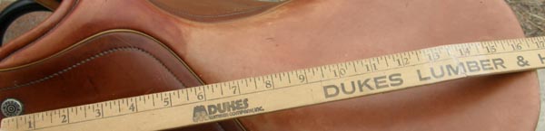 16 1/2" - 17" N Pessoa Close Contact All Purpose Jumping Saddle English Saddle