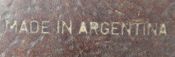 Vintage Argentina English Saddle Billet Guards Replacement Billet Guards