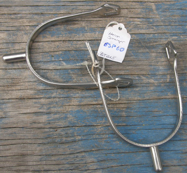 Herm Sprenger Ultra Fit Straight Neck Spur Straight Long Neck Blunt Spurs HS Long Neck Hunter Jumper Spurs Ladies English Spurs