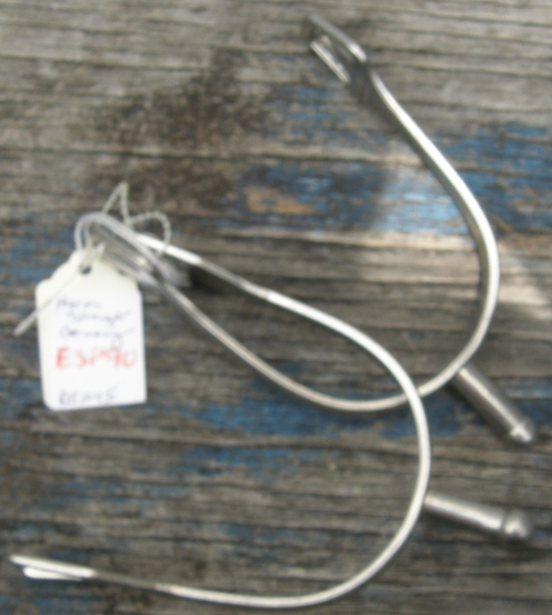 Herm Sprenger Long Neck Ultra Fit Round End Spurs HS Long Neck Ball End Dressage Spurs English Spurs Ladies