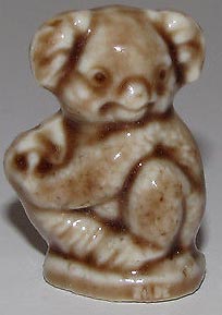 Vintage Wade Whimsies Koala Red Rose Tea China Koala Bear Figurine England