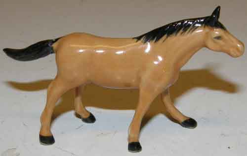Vintage Glossy China Miniature Horse Figurine