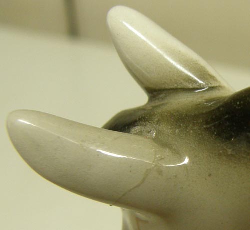 Vintage Ebeling & Reuss E&R Golden Crown Wein Keramos Prancing Appaloosa Horse Figurine Austria China App On Base