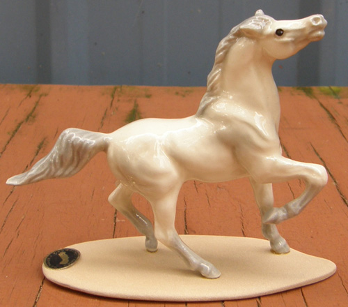 Vintage Hagen-Renaker #2049 Arabian Horse Prancing HR Mini China Horse Figurine