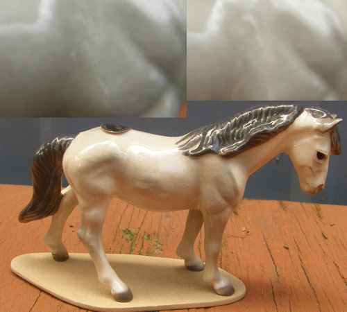 Vintage Hagen Renaker #3309 Mustang Mare Sedona HR Specialty Mini China Horse Ceramic Horse Figurine