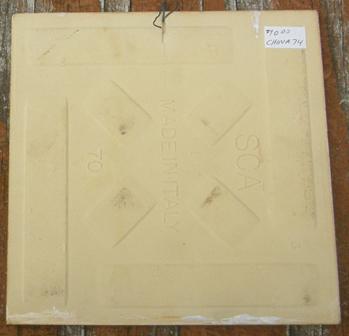 Vintage Fox Hunting Horse Decorative Tile English Horse & Hound Ceramic Tile Trivit Wall Hanging Decor