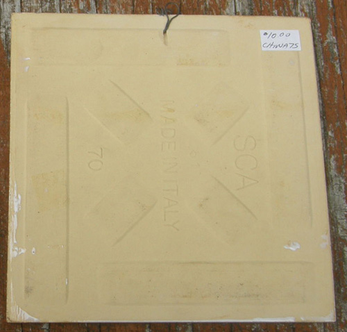 Vintage Fox Hunting Horse Decorative Tile English Horse & Hound Ceramic Tile Trivit Wall Hanging Decor