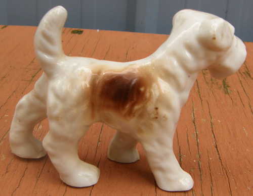 Vintage Japan China Terrier Airedale Fox Terrier Wire Hair Terrier China Dog Figurine